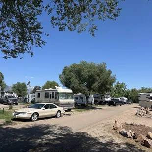 Here you can see Trump flags flown on campground property.