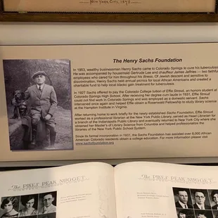 Jewish philanthropist Henry Sachs' efforts to support African Americans' advancement in Colorado Springs