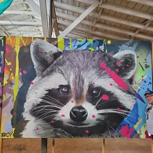 Artwork in the bunny building