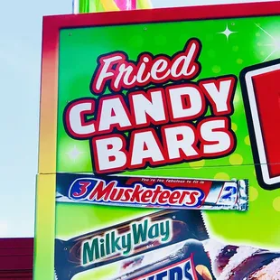 Fried candy bar was thicker than a snickers!