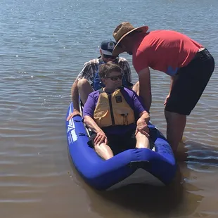 Kayak on site as well.