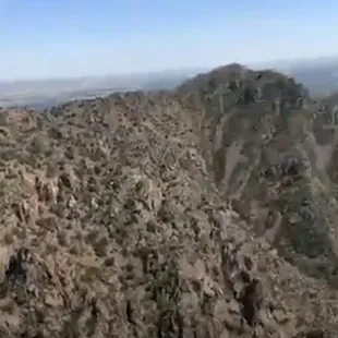 As we began to descend into the canyon, looking East!