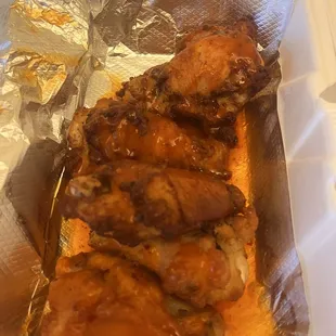 Mango habanero wings