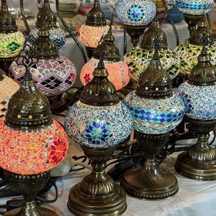 Turkish lamps
