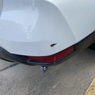 We can quickly repair those minor parking lot damages