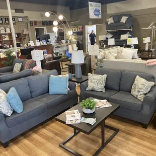 ALESSIO CHARCOAL LIVING ROOM SET