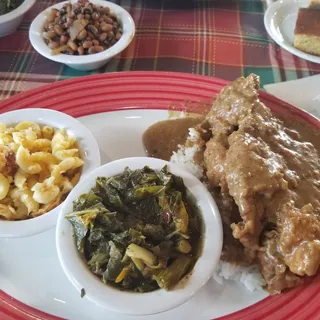 Smothered Pork Chop Dinner