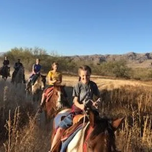 Trail ride at our Rocking K Ranch location