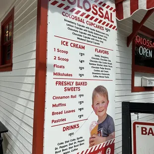 Price menu