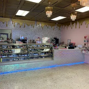 Counter inside