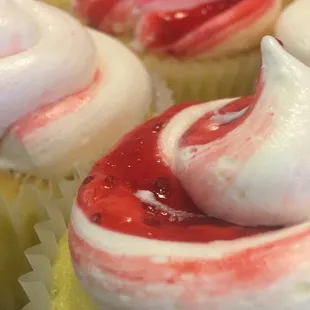 Lemon Raspberry Colossal Cupcakes