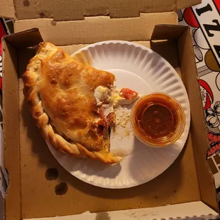 Pepperoni Calzone.