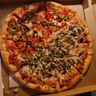 1/2 hot, 1/2 long island.