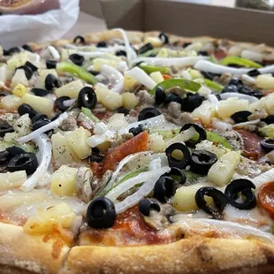 Combination added pineapple