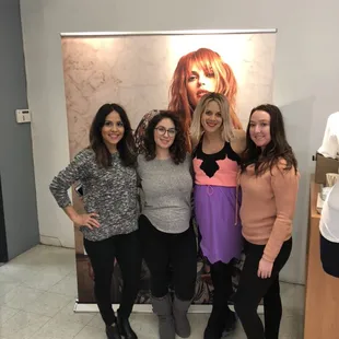 Our team with Kate Reid Global Design Director for KEVIN.MURPHY in NYC. 2/18/19