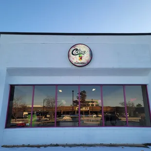 the front of the store
