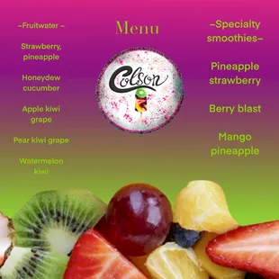 a variety of fruits