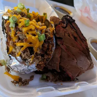 beef wrapped in foil