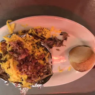 Loaded bbq brisket potato