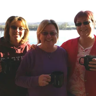 Nothing better than a hot cup of coffee and watching the sunrise