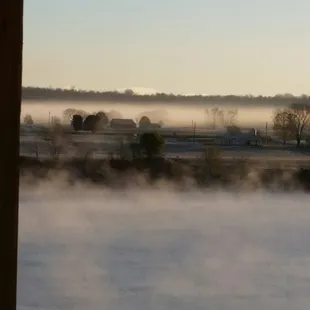 Banks of Kentucky in the mist