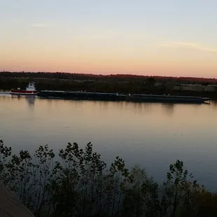 The river barges are plentiful and fascinating to watch.
