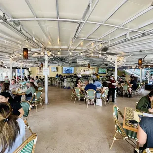 The Columbia Cafe installed a new temperature-controlled canopy and cooling system in August 2021.