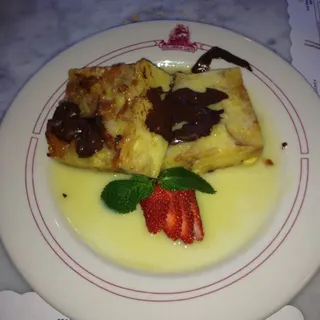 White Chocolate Bread Pudding