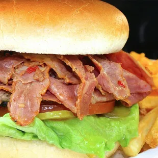 1/3 lb Colossus Burger (Pastrami Burger)