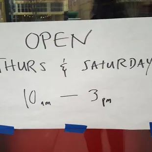 Note to self, check business hours beforehand. (Sunday 3/21/21)