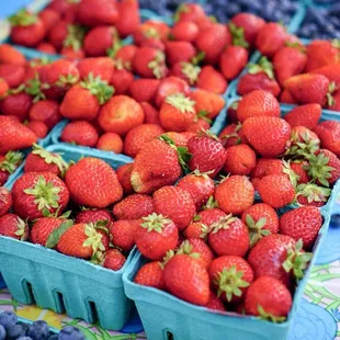 Strawberries from Hayton Farms - IG: @nelson_eats