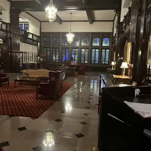 Lobby of The Columbia Club