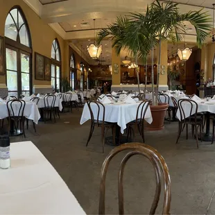 Inside the restaurant