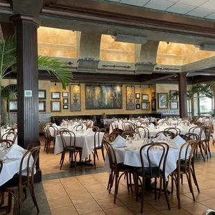 Restaurant area, special menu