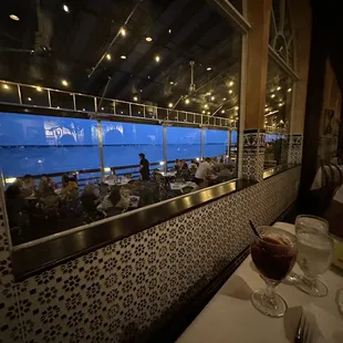 Outside view from the inside