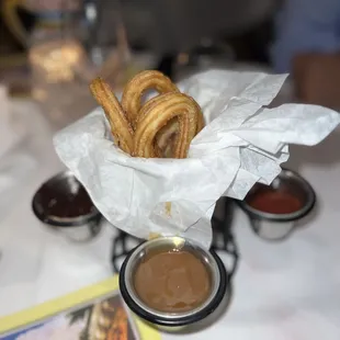 Churros "Tres Amigos" (~$10)