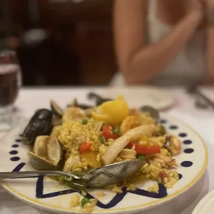 Underwhelming wet paella