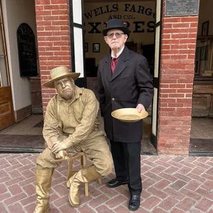 Gold Miner and Assistant