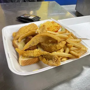 Catfish platter