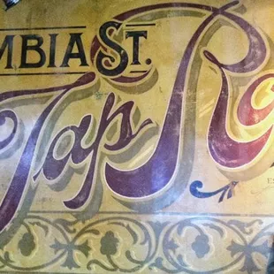 Mural in the Tap Room.