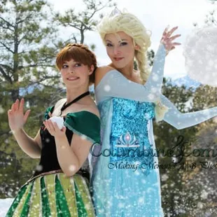 Frozen Characters: The Ice Queen and Princess of Arindelle.
