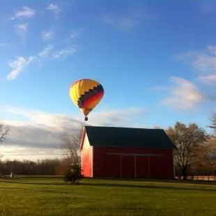 A fall flight over Delaware Ohio