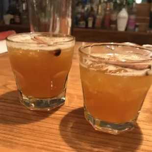 Christmas cider cocktail