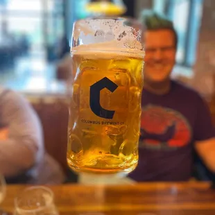 You can get a liter of a few of the beers!
