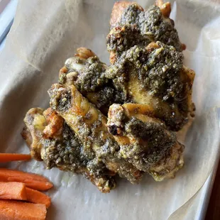 Za&apos;atar chicken wings