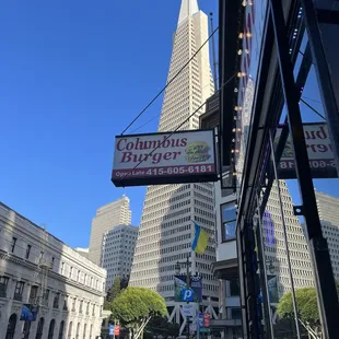 a view of a city street