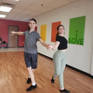 Dancesport class for kids