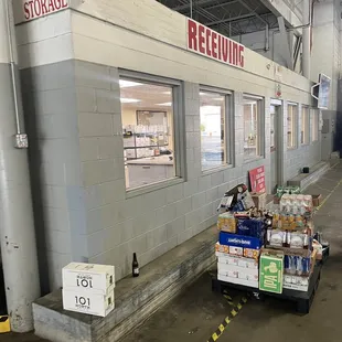 a truck loaded with supplies