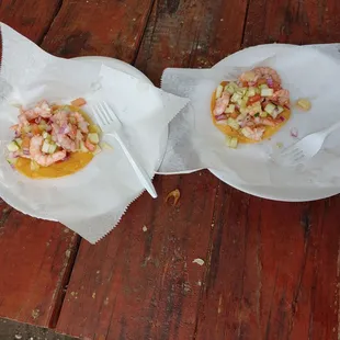 Shrimp and tacos!