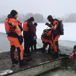 Public Safety Ice Diving Training